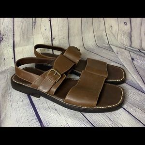 Cole Haan Brown Newry Leather Sandal Size 13